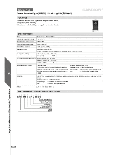 Samxon [screw-terminal] WL Series