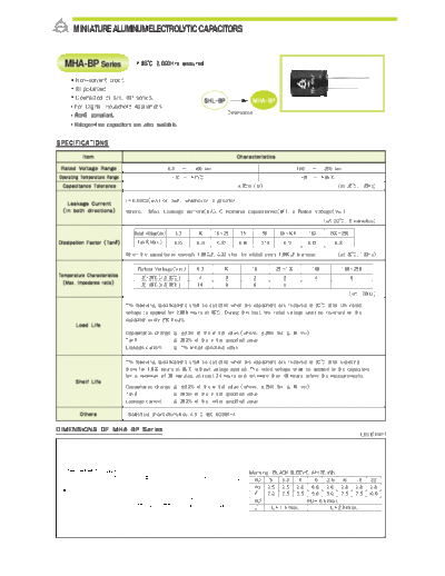Samyoung [bi-polar radial] MHA-BP Series
