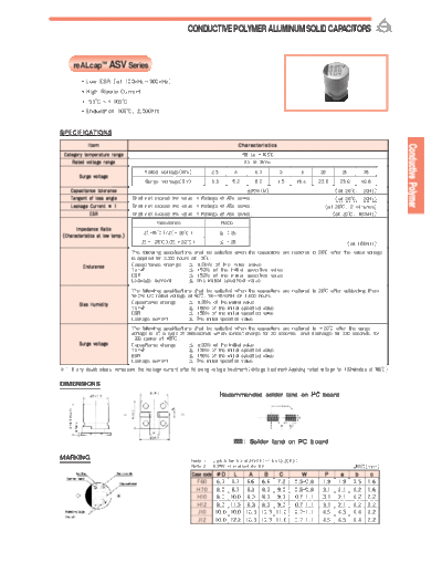 Samyoung [polymer smd] ASV Series