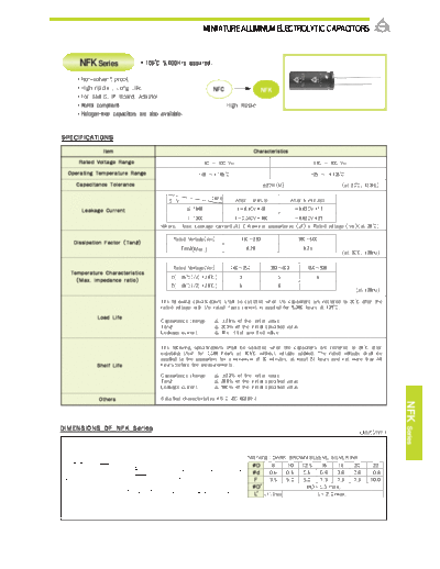 Samyoung [radial thru-hole] NFK Series