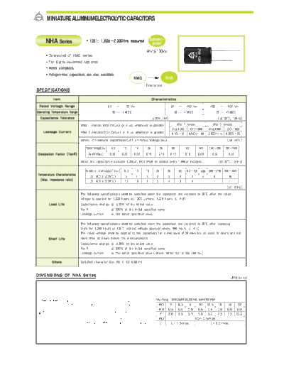Samyoung [radial thru-hole] NHA Series