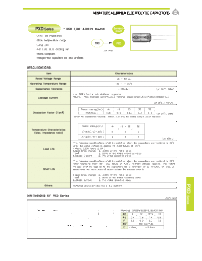 Samyoung [radial thru-hole] PXD Series