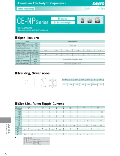 Sanyo [bi-polar smd] NP Series