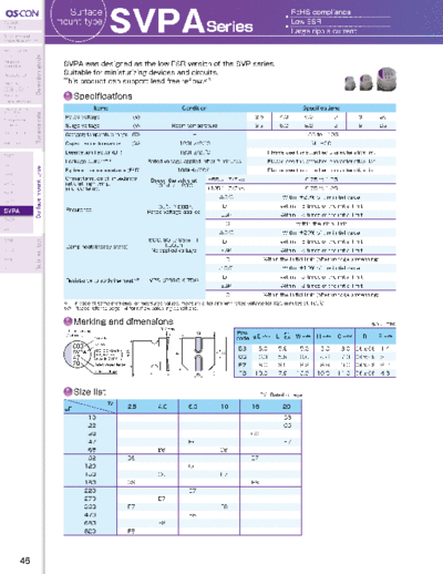 Sanyo [polymer SMD] SVPA Series