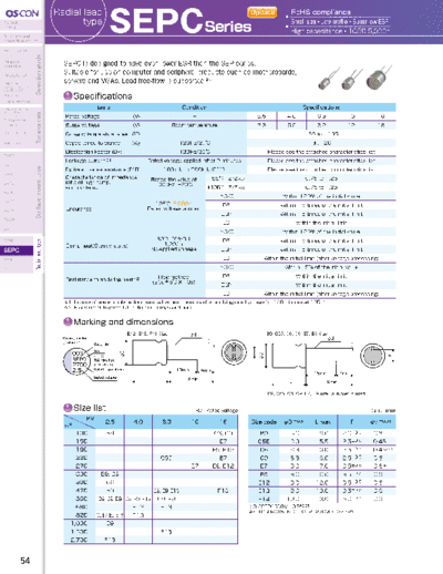 Sanyo [polymer thru-hole] SEPC Series