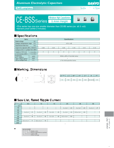 Sanyo [smd] BSS Series