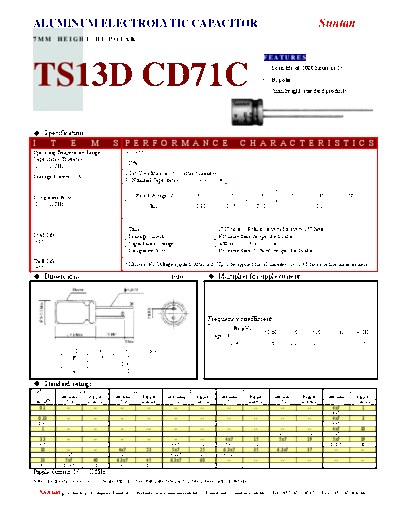 Suntan [bi-polar radial] TS13DD-CD71C Series