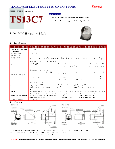 Suntan [smd] TS13C7 Series