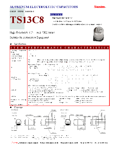 Suntan [smd] TS13C8 Series