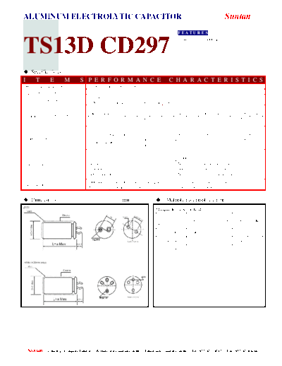 Suntan [snap-in] TS13D0-CD297 Series