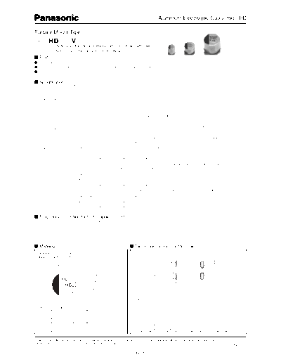 Panasonic [smd] HD Series