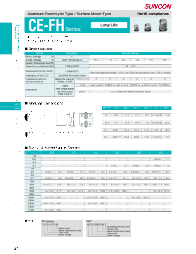Suncon [SMD] CE-FH Series