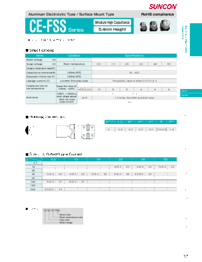 Suncon [SMD] CE-FSS Series