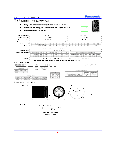 Panasonic [snap-in] T-HA series