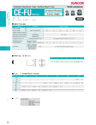 Suncon [SMD] CE-FU Series
