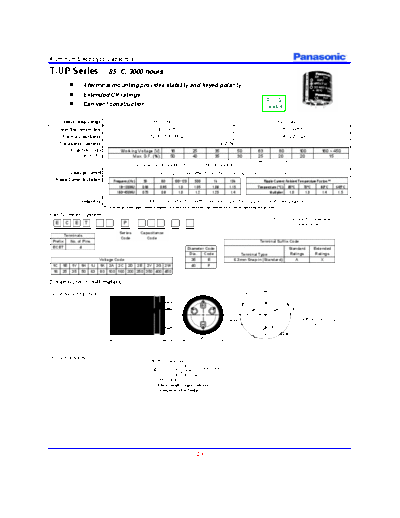 Panasonic [snap-in] T-UP series