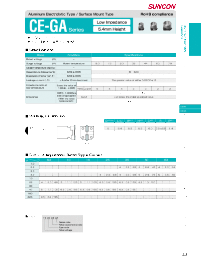 Suncon [SMD] CE-GA Series