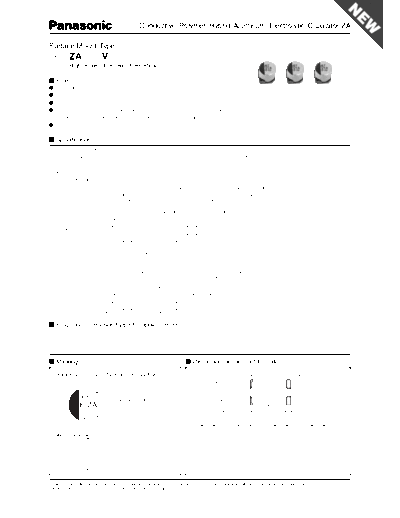 Panasonic [polymer smd] ZA Series