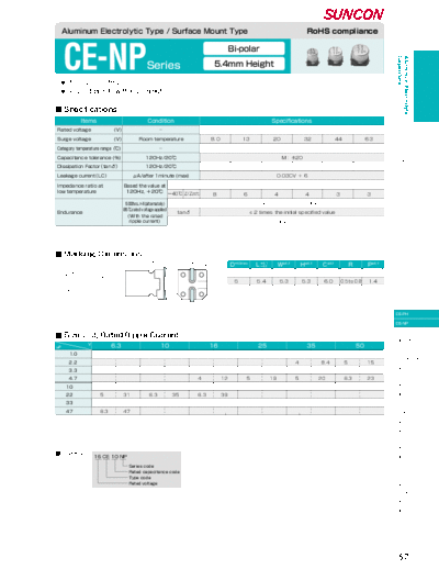 Suncon [SMD] CE-NP Series