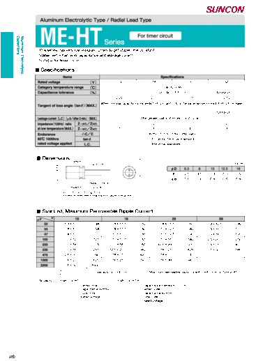 Suncon [radial] ME-HT Series
