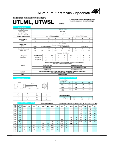 RG-Allen [radial] UTLML-UTWSL Series