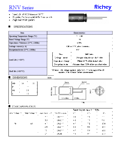 Richey [bi-polar radial] RNV Series
