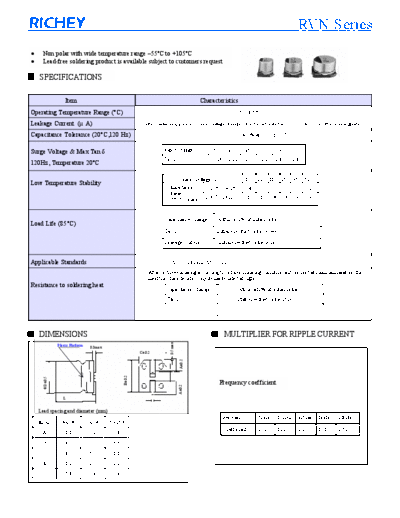 Richey [non-polar smd] RVN Series