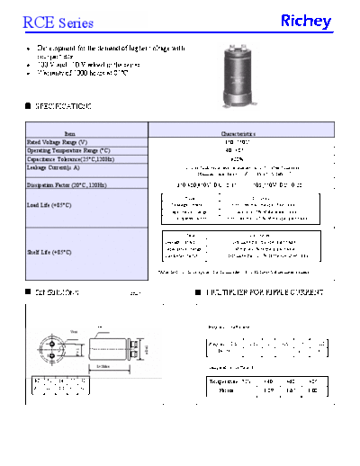 Richey [screw-terminal] RCE Series