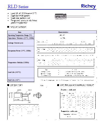 Richey [radial thru-hole] RLD Series
