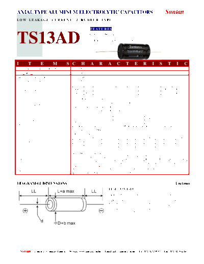 Suntan [axial] TS13AD Series