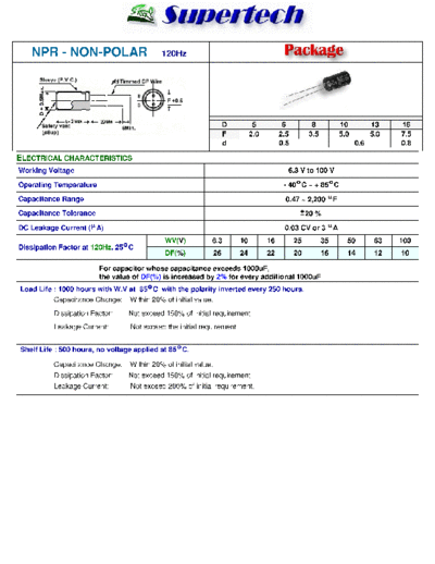 S-Tech [non-polar radial] NPR Series