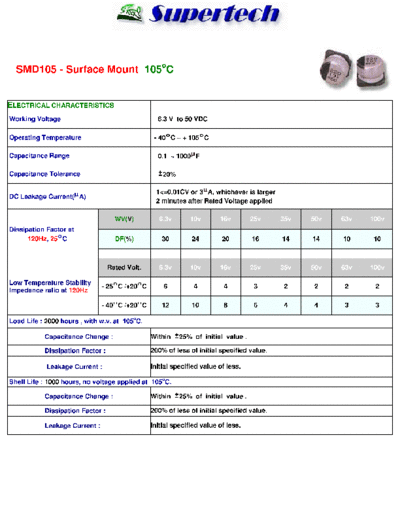 S-Tech [smd] SMD105 Series