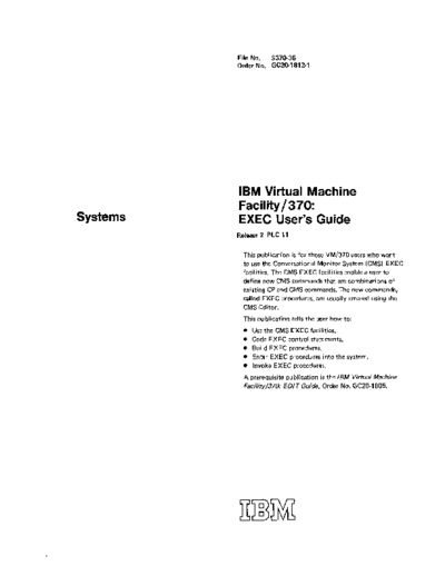 GC20-1812-1_VM370_EXEC_Users_Guide_Rel_2_Apr75
