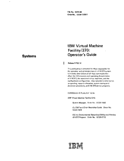 GC20-1806-9_VM370_Operators_Guide_Rel_6_Mar79