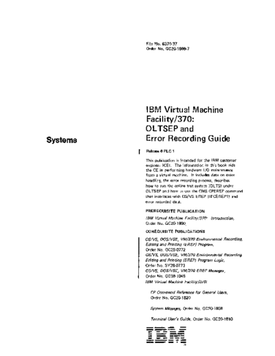 GC20-1809-7_VM370_OLTSEP_and_Error_Reporting_Guide_Rel_6_PLC_1_Mar79