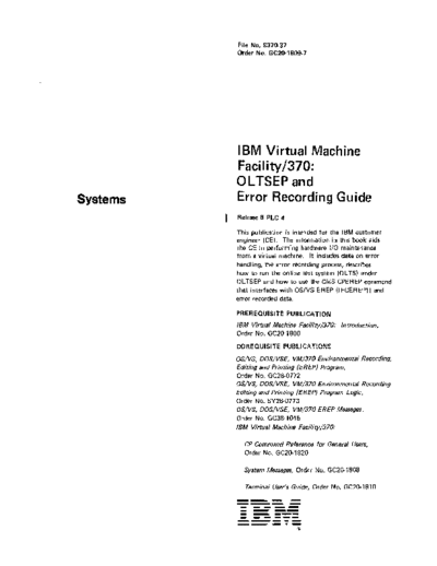 GC20-1809-7_VM370_OLTSEP_and_Error_Reporting_Guide_Rel_6_PLC_4_Aug79