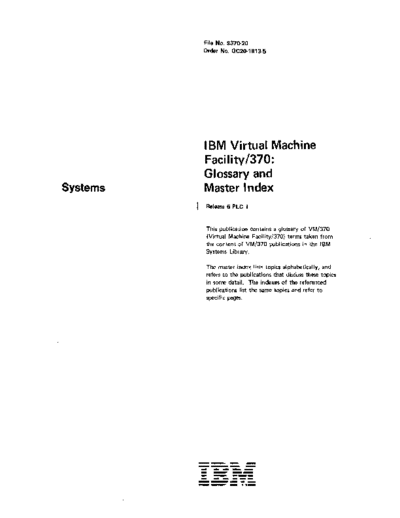 GC20-1813-5_VM370_Glossary_and_Master_Index_Rel_6_PLC_1_Sep79