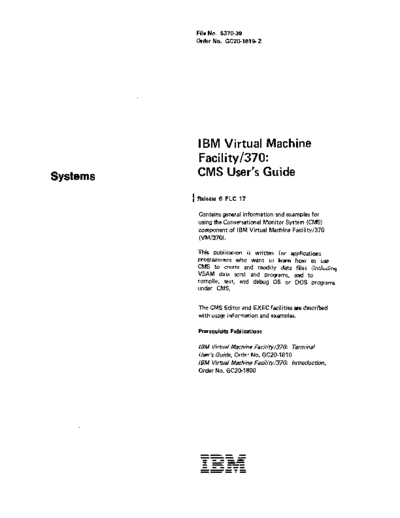 GC20-1819-2_IBM_Virtual_Machine_Facility_370_CMS_Users_Guide_Rel_6_PLC_17_Apr81