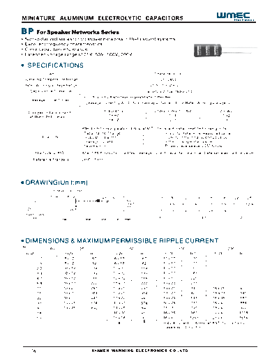 Wmec [non-polar radial] BP Series