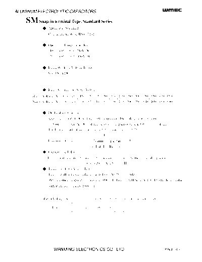 Wmec [snap-in] SM Series