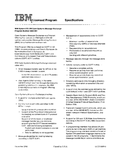 GC32-0009-0_VM_Open_Systems_Message_Exchange_Specifications_Dec88
