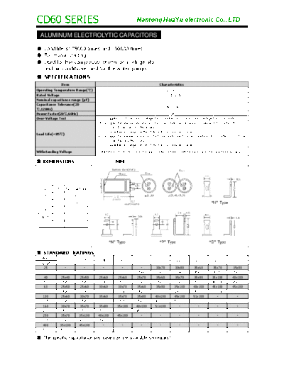 TF Hua-Yu [screw-terminal] CD60 Series