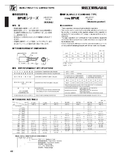 TK [bi-polar radial] BPUE Series