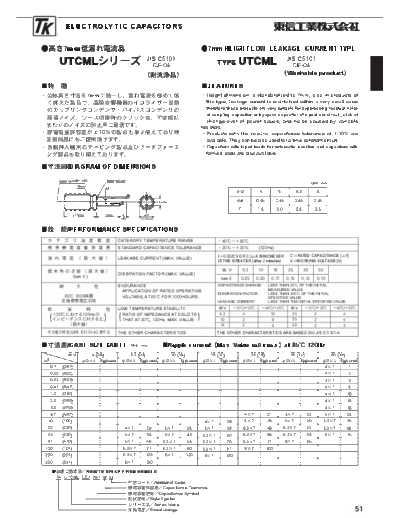 TK [radial] UTCML Series