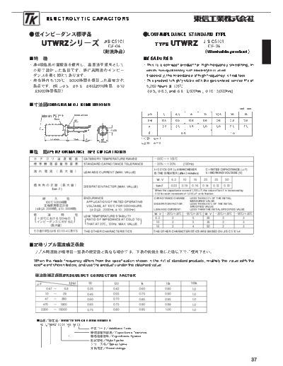 TK [radial] UTWRZ Series