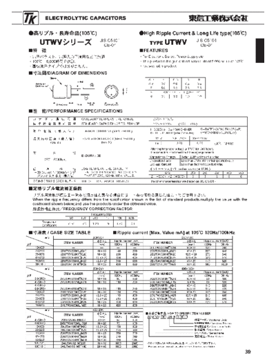 TK [radial] UTWV Series