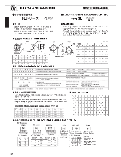 TK [screw-terminal] SL Series