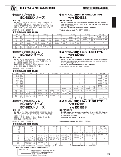 TK [smd] BE-BES-BSS-BD Series