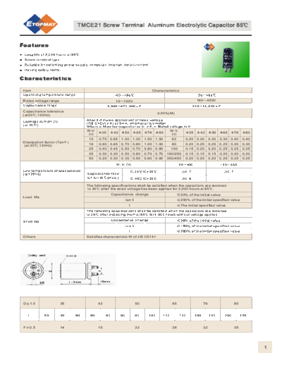 Topmay [screw-terminal] TMCE21-LS Series