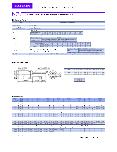 Taicon [bi-polar radial] NP Series